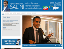 Tablet Screenshot of massimilianosalini.it